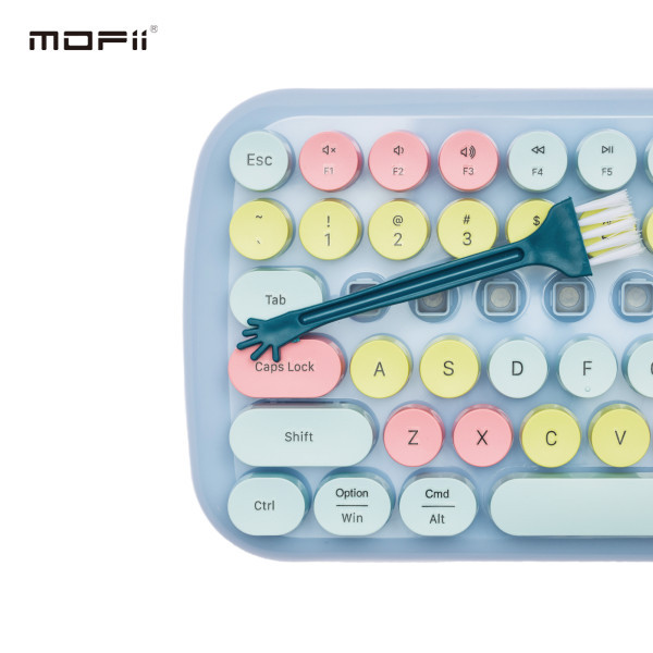 MOFII WL CANDY set tastatura i miš u šareno PLAVOJ boji slika 5