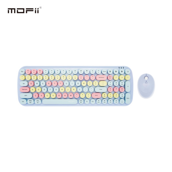 MOFII WL CANDY set tastatura i miš u šareno PLAVOJ boji slika 1