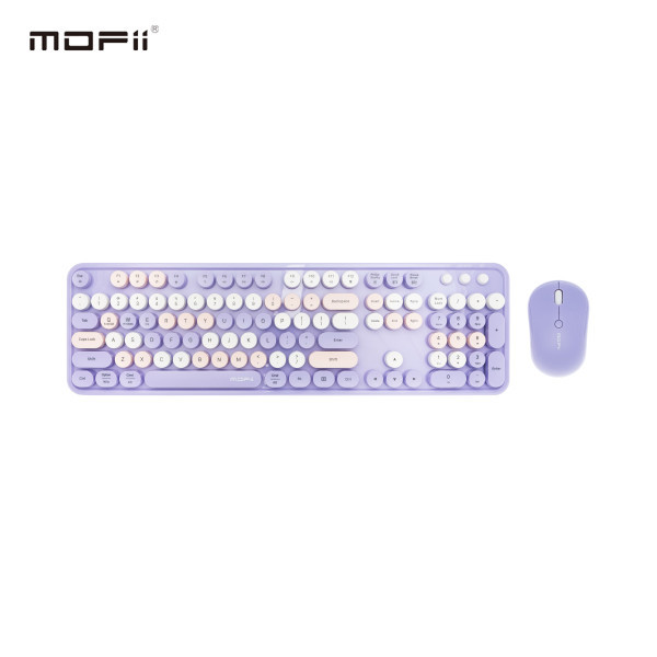 MOFII WL SWEET DM RETRO set tastatura i miš u LjUBIČASTOJ boji slika 1