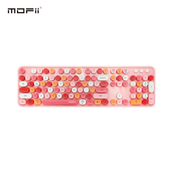 MOFII WL SWEET DM RETRO set tastatura i miš u PINK boji slika 3