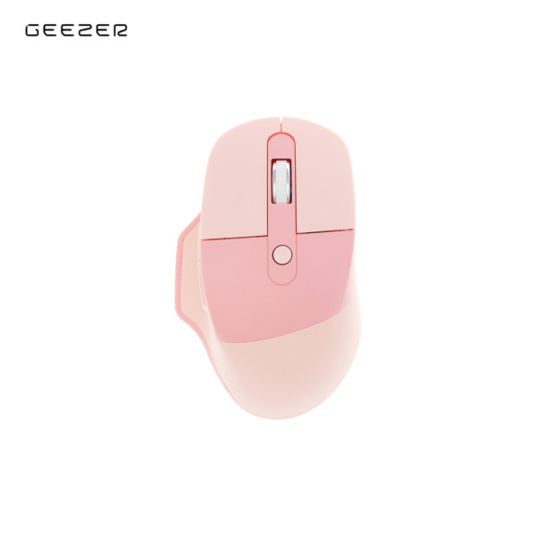 GEEZER optički BT WL miš ergonomskog oblika u PINK boji slika 1
