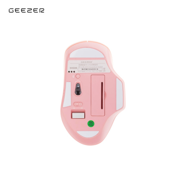 GEEZER optički BT WL miš ergonomskog oblika u PINK boji slika 5
