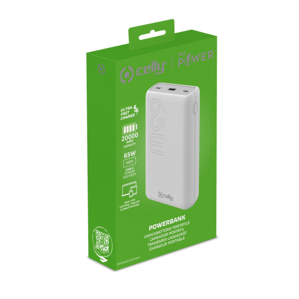 CELLY Power Bank 65W 20000 mAh PRO POWER eksterna baterija slika 5