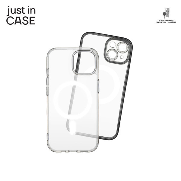 2u1 Extra case MAG MIX paket CRNI za iPhone 15 slika 4