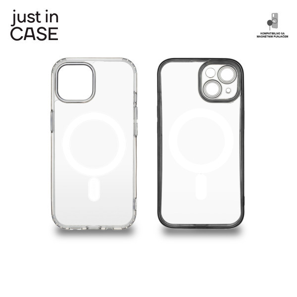 2u1 Extra case MAG MIX paket CRNI za iPhone 15 slika 3