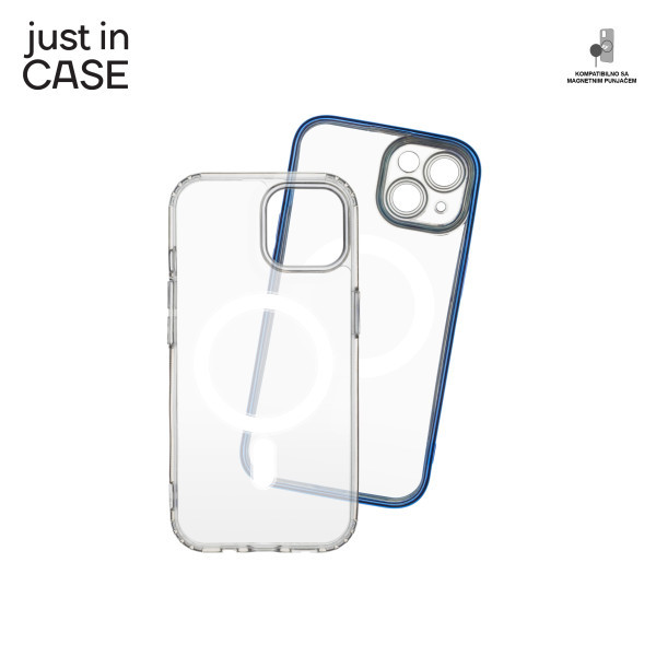 2u1 Extra case MAG MIX paket PLAVI za iPhone 15 slika 4