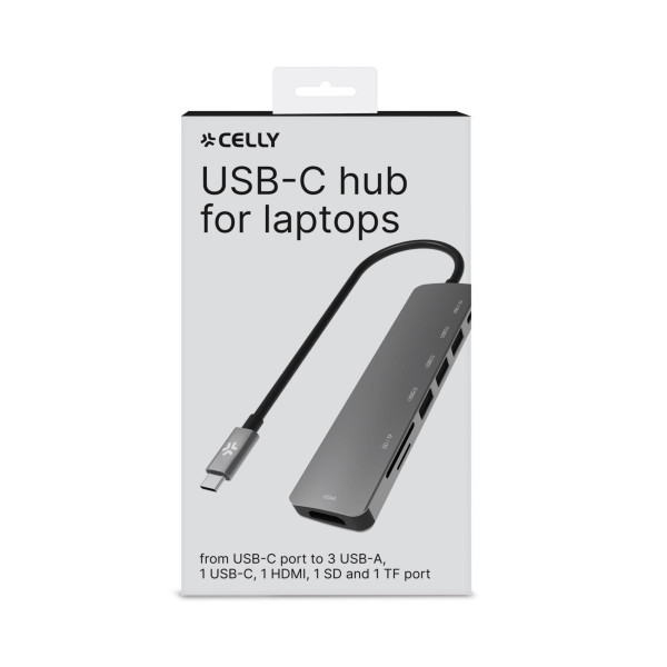 CELLY USB hub Adapter 7u1 PROHUB7IN1 slika 3
