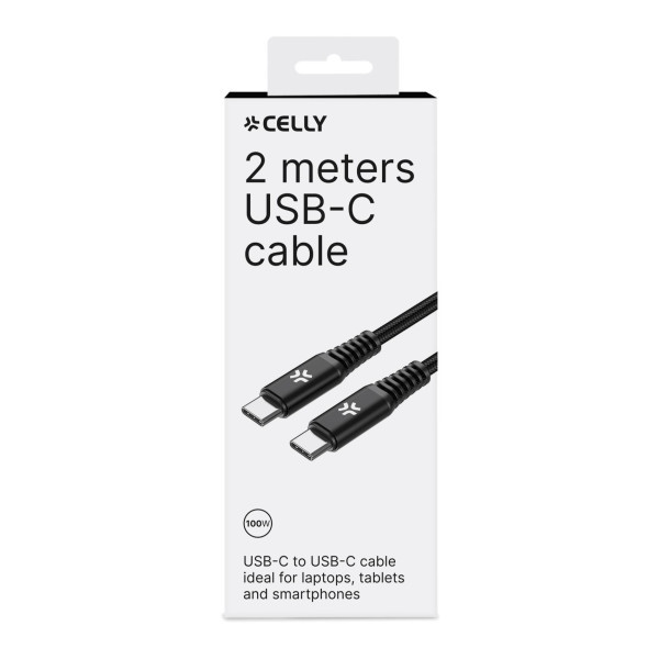 CELLY Kabl USB-C na USB-C 100W POWER DELIVERY slika 3