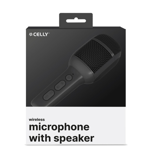 CELLY KIDSFESTIVAL2 karaoke mikrofon sa zvučnikom u CRNOJ boji slika 3
