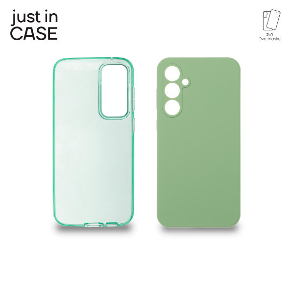 2u1 Extra case MIX paket maski za telefon Samsung S23 FE ZELENI slika 1