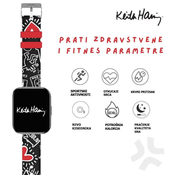 KEITH HARING SMART WATCH - pametni sat slika 5