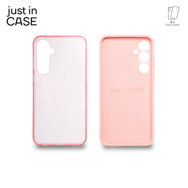 2u1 Extra case MIX paket maski za telefon Samsung Galaxy A35 PINK slika 3