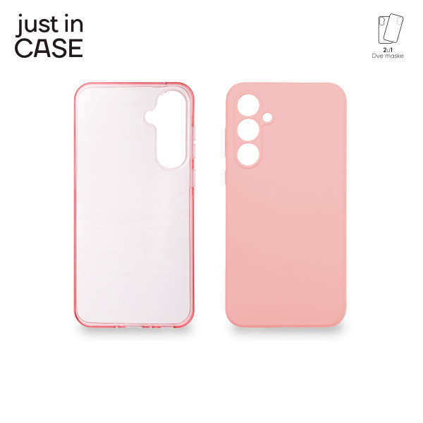 2u1 Extra case MIX paket maski za telefon Samsung Galaxy A35 PINK slika 1