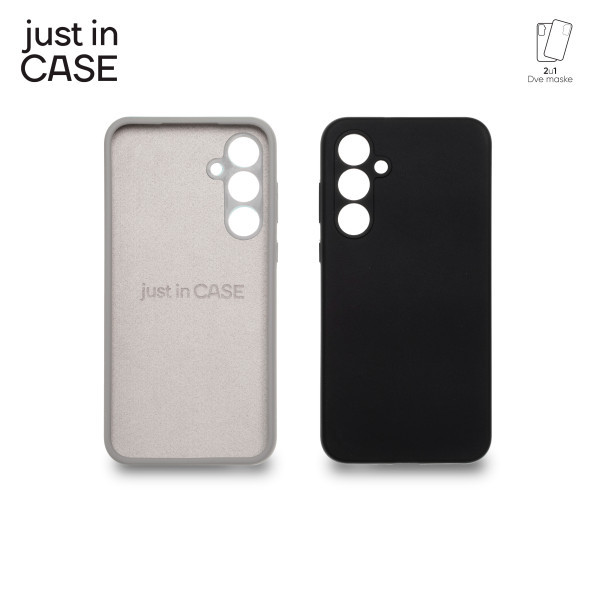 2u1 Extra case MIX PLUS paket maski za telefon Samsung Galaxy A35 CRNI slika 1