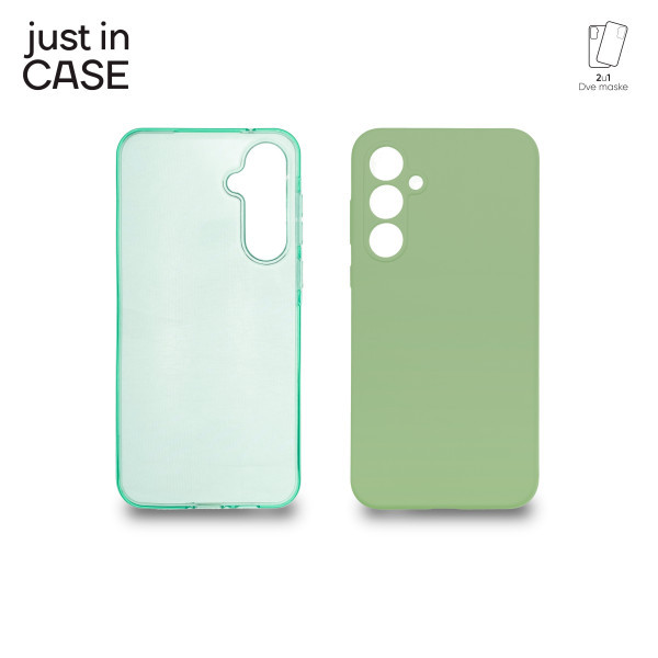 2u1 Extra case MIX paket maski za telefon Samsung Galaxy A55 ZELENI slika 1