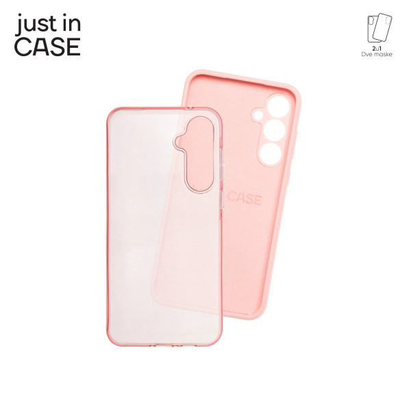 2u1 Extra case MIX paket maski za telefon Samsung Galaxy A55 PINK slika 3