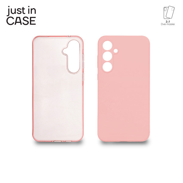 2u1 Extra case MIX paket maski za telefon Samsung Galaxy A55 PINK slika 1