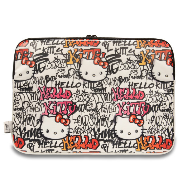 HELLO KITTY navlaka za laptop od 14'' GRAFFITI COLLECTION WHITE slika 4