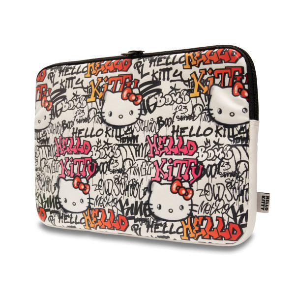 HELLO KITTY navlaka za laptop od 14'' GRAFFITI COLLECTION WHITE slika 3