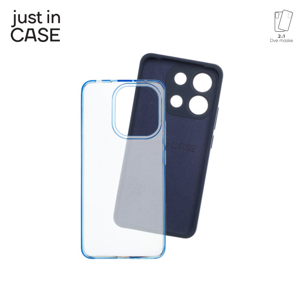 2u1 Extra case MIX PLUS paket maski za telefon Redmi Note 13 PLAVI slika 3