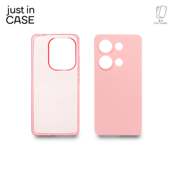 2u1 Extra case MIX PLUS paket maski za telefon Redmi Note 13 Pro 4G PINK slika 1