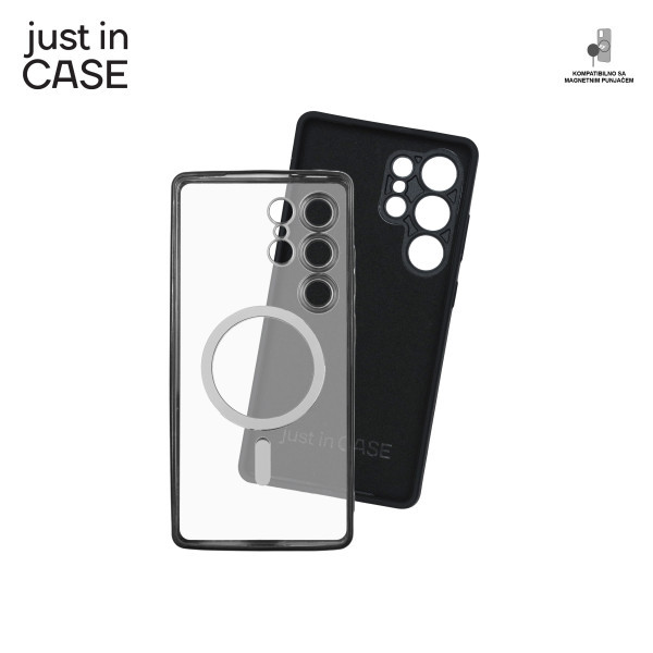 2u1 Extra case MAG MIX PLUS paket CRNI za  Samsung S25 slika 3