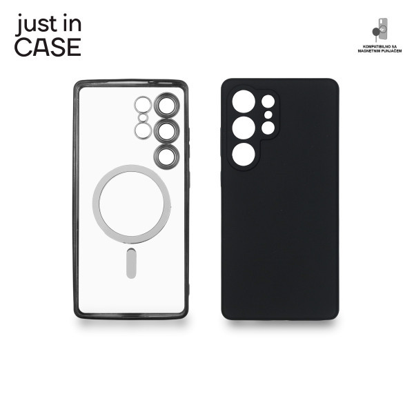 2u1 Extra case MAG MIX PLUS paket CRNI za  Samsung S25 slika 1