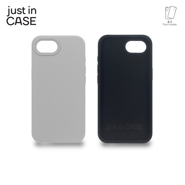 2u1 Extra case MIX PLUS paket CRNI za iPhone 16e slika 4