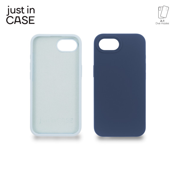 2u1 Extra case MIX PLUS paket PLAVI za iPhone 16e slika 1