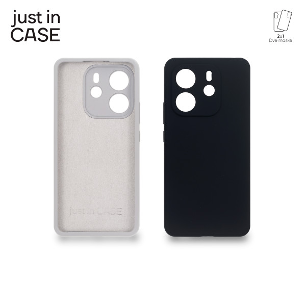 2u1 Extra case MIX PLUS paket maski za telefon CRNI za Redmi Note 14 slika 1