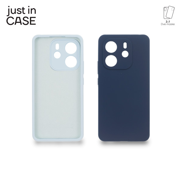 2u1 Extra case MIX PLUS paket maski za telefon PLAVI za Redmi Note 14 slika 1
