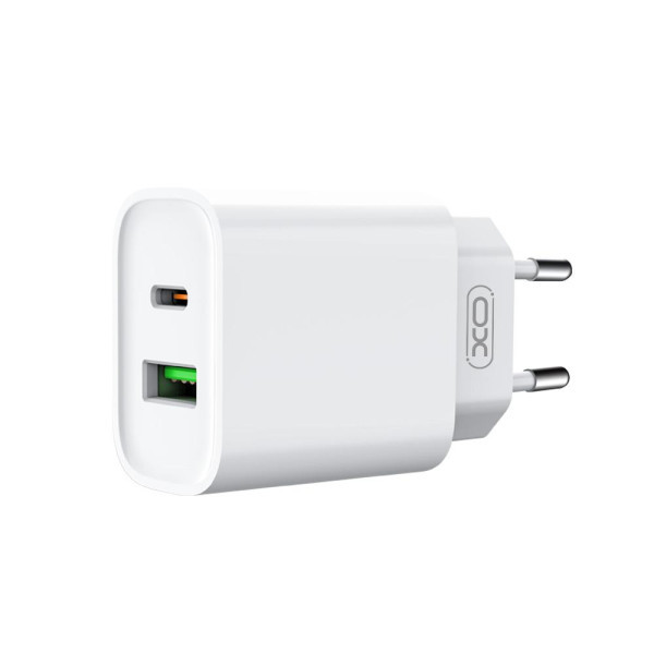XO kućni punjač od 18w sa USB A i USB C konektorom slika 1