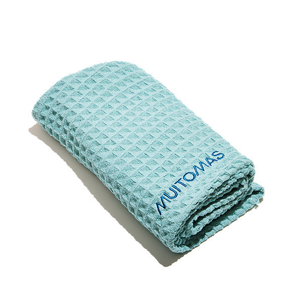 MUITOMAS mikrofiber peškir za kosu u PLAVOJ boji slika 1