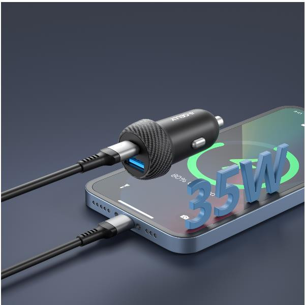 CELLY auto punjač 35W sa USB-C i USB-A portovima slika 4