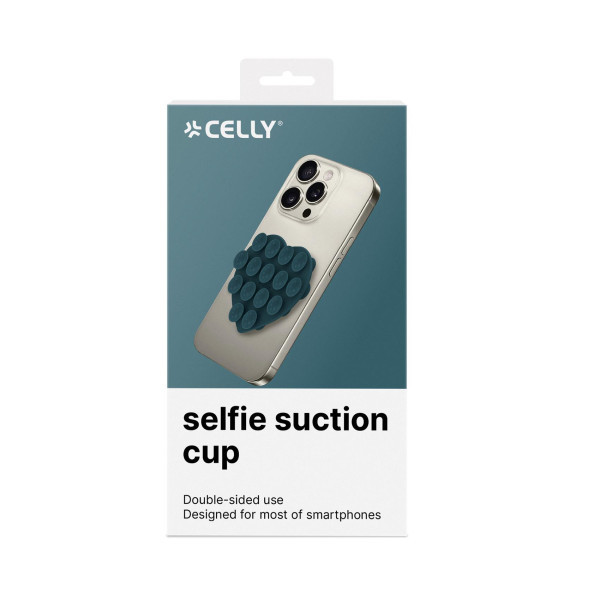 CELLY silikonski držač za telefon u obliku srca u PLAVOJ boji slika 4