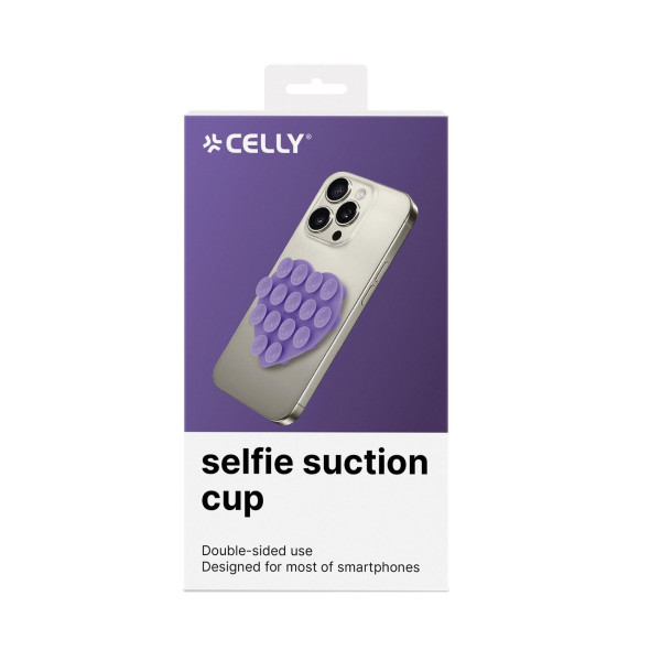 CELLY silikonski držač za telefon u obliku srca u LjUBIČASTOJ boji slika 4