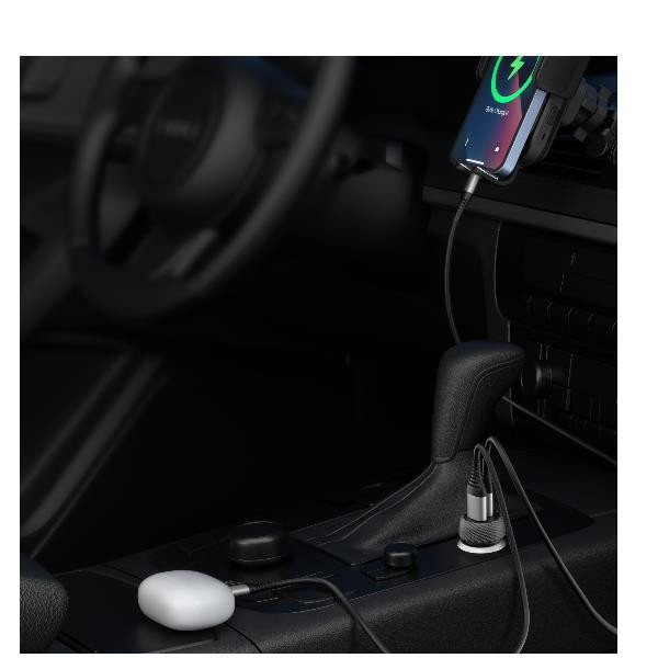 CELLY auto punjač 45W sa USB-C i USB-A portovima slika 4