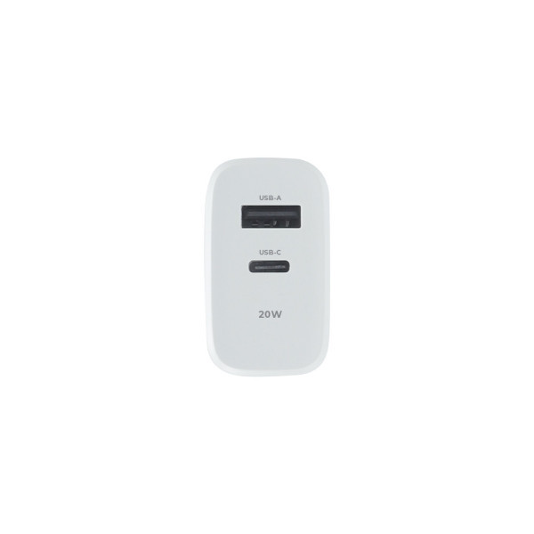 MAXLIFE kućni punjač za telefon PD QC od 20W sa USB-A i USB-C ulazom WHITE slika 3