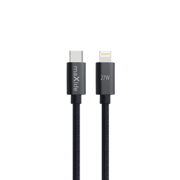 MAXLIFE kabl sa brzim punjenjem USB-C na Lightning od 2m slika 1