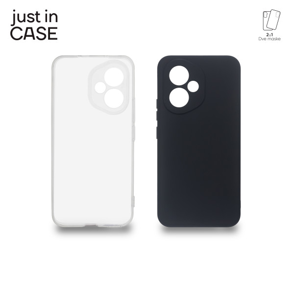 2u1 Extra case MIX PLUS paket CRNI za Honor 400 slika 1