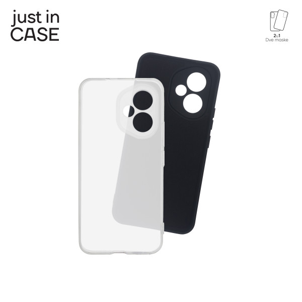 2u1 Extra case MIX PLUS paket CRNI za Honor 400 slika 3