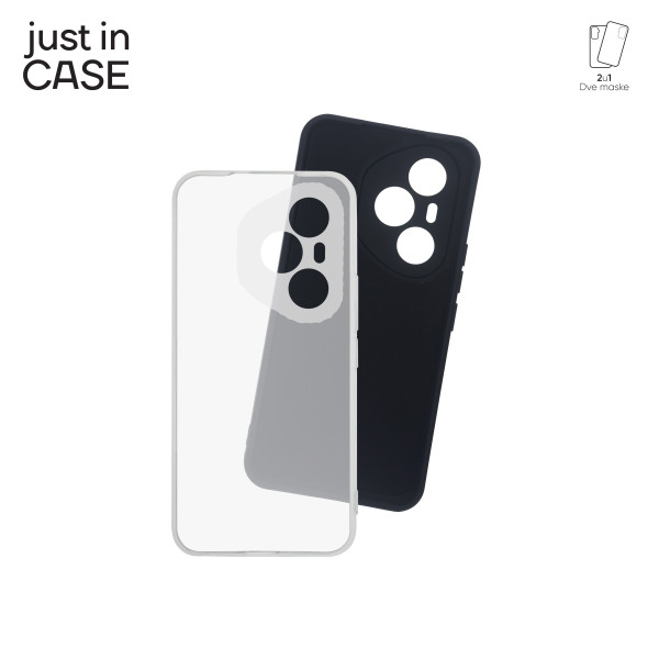 2u1 Extra case MIX PLUS paket CRNI za Honor 400 Pro slika 3