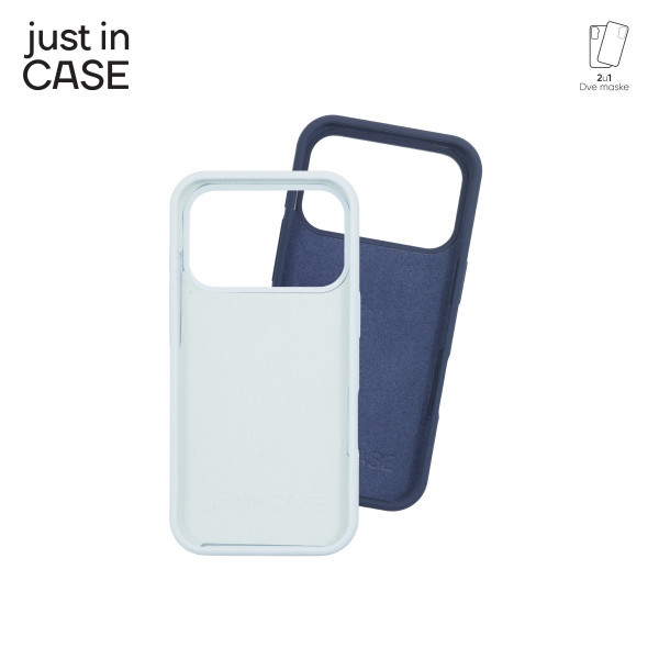 2u1 Extra case MIX PLUS paket maski za telefon za iPhone 17 Pro PLAVI slika 3