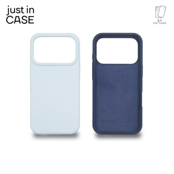 2u1 Extra case MIX PLUS paket maski za telefon za iPhone 17 Pro PLAVI slika 4