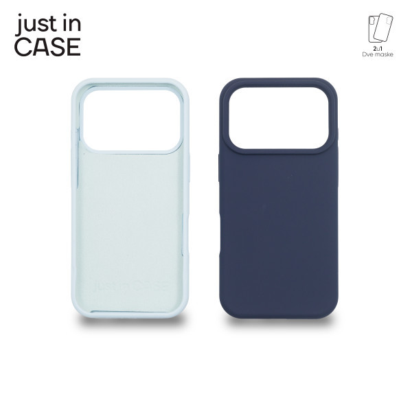 2u1 Extra case MIX PLUS paket maski za telefon za iPhone 17 Pro PLAVI slika 1