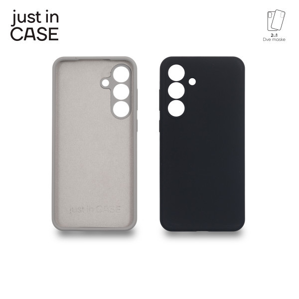 2u1 Extra case MIX PLUS paket maski za telefon za Samsung S25FE CRNI slika 1