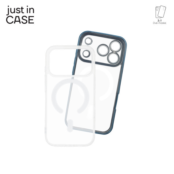 2u1 Extra case MAG MIX paket maski za telefon za iPhone 17 Pro PLAVI slika 4