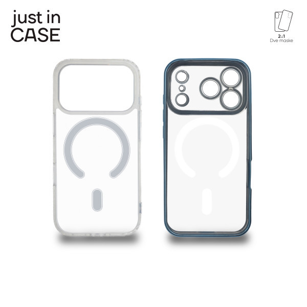 2u1 Extra case MAG MIX paket maski za telefon za iPhone 17 Pro PLAVI slika 3