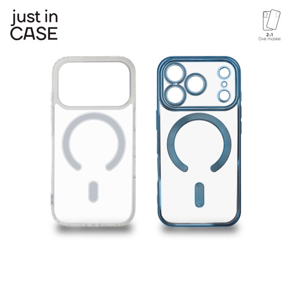2u1 Extra case MAG MIX paket maski za telefon za iPhone 17 Pro PLAVI slika 1
