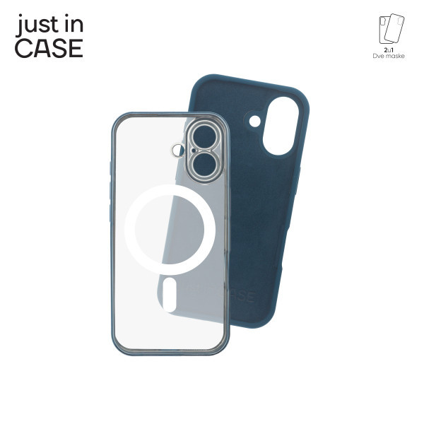 2u1 Extra case MAG MIX PLUS paket maski za telefon za iPhone 17 PLAVI slika 4